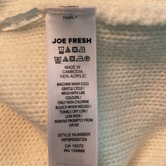 Creamy White Tunic Length Sweater - size L - Picture 6 of 6